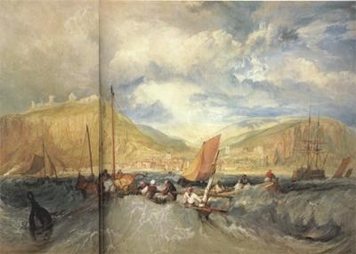 Joseph Mallord William Turner Hastings:Deep-sea fishing (mk31) France oil painting art